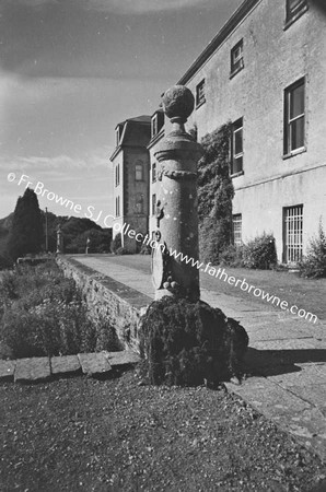 HEYWOOD HOUSE  TERRACE FROM GROUND LEVEL